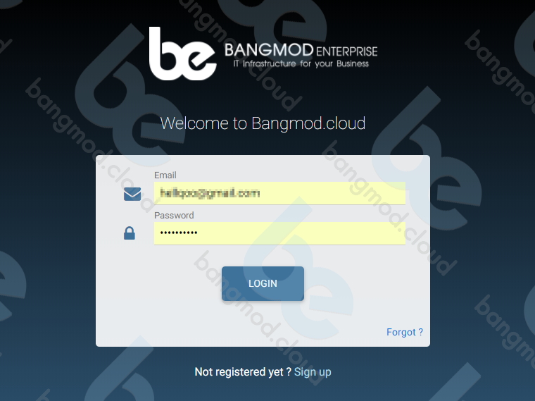 วิธีการสร้าง Cloud Server - Bangmod Knowledge Base
