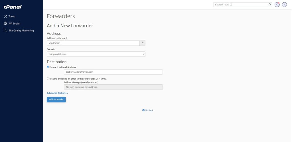 Forwarders - Bangmod Knowledge Base