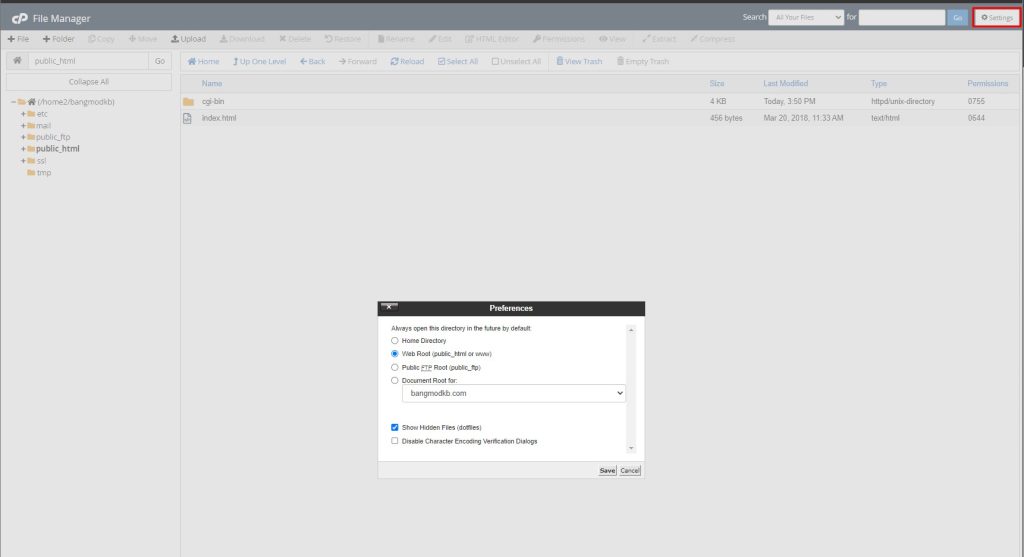 File Manager - Bangmod Knowledge Base